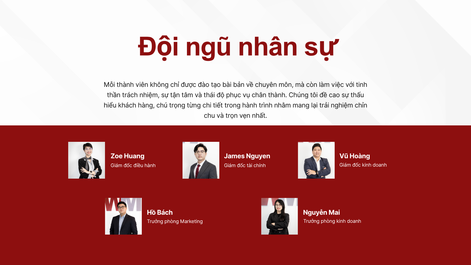 đội ngũ nhân sự